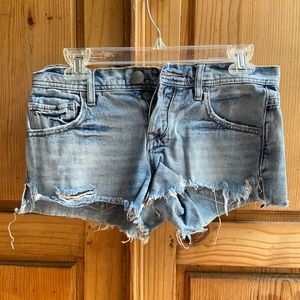 Free People Cutoff Jean Shorts Size 24